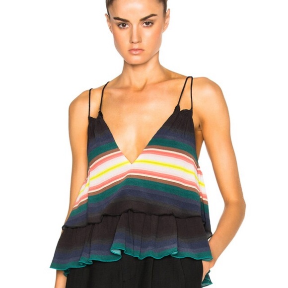 Apiece Apart Tops - APIECE APART • Serape Print Sandro Tiers Top  Print